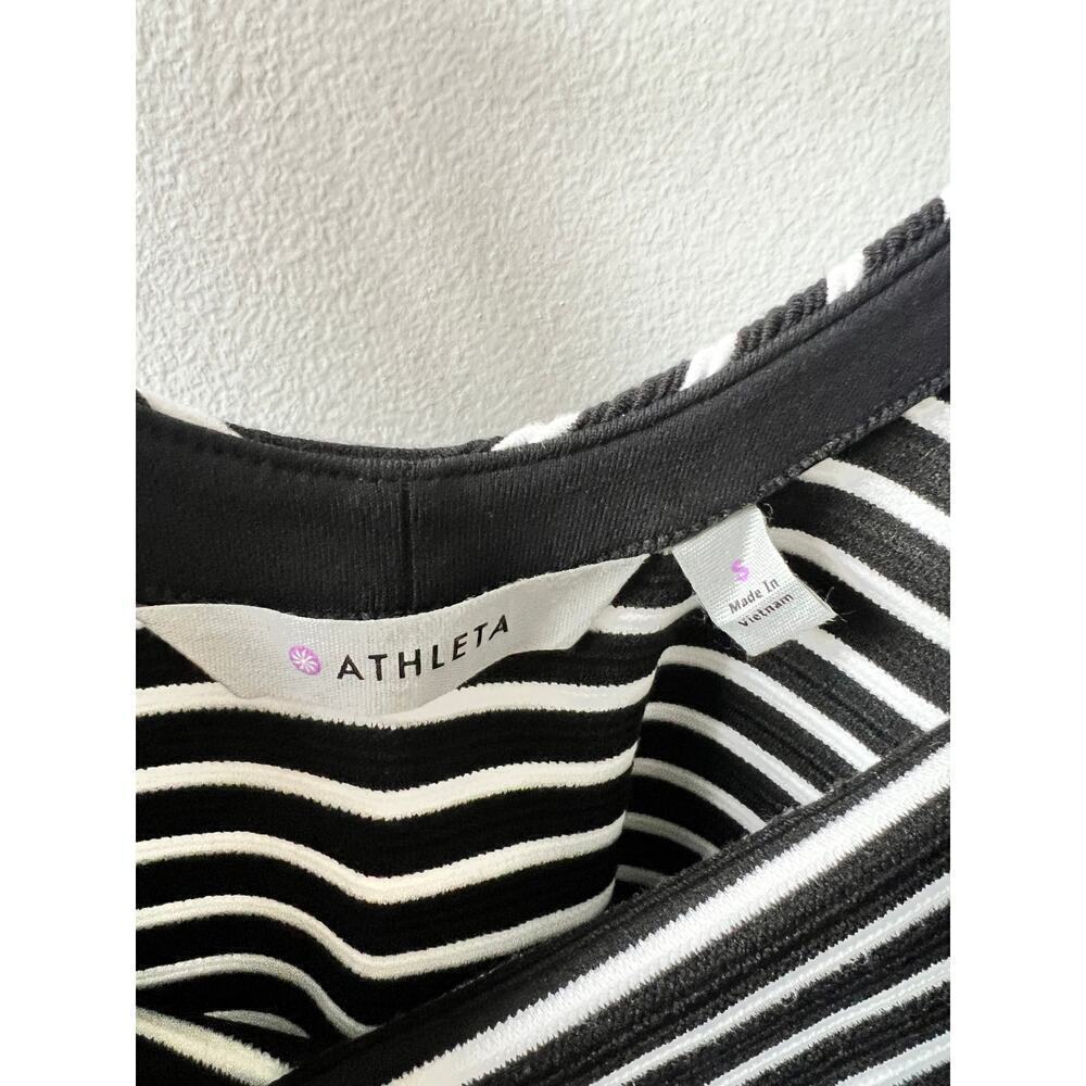 Athleta stripe mala bodycon dress women's size Small Brand new - Picture 4 of 6